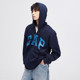 Gap men's and women's same spring LOGO American retro sports sweatshirt soft and comfortable couple hoodie 892182