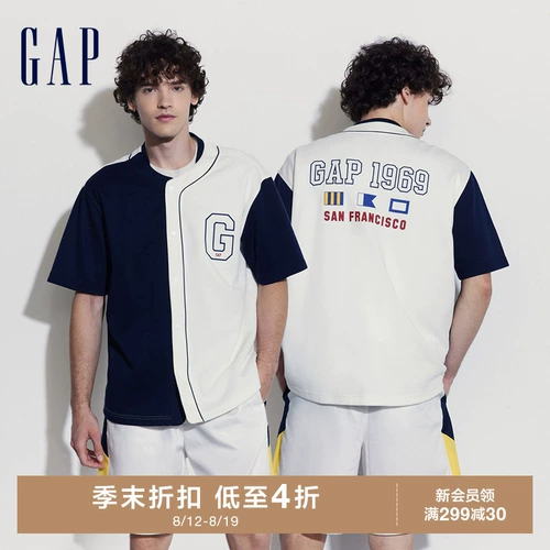 Gap Летняя толстовка подходит для мужчин и женщин, кардиган, с печатью вашего логотипа, короткий рукав, оверсайз