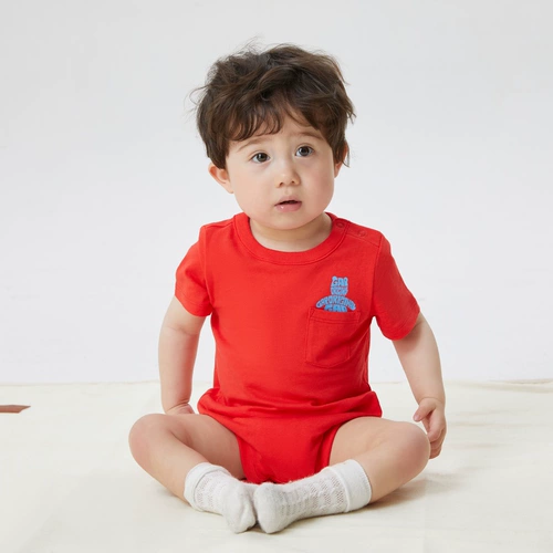 Gap, детское летнее хлопковое боди для новорожденных, с печатью вашего логотипа, детская одежда