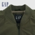 Gap nam áo khoác nam cardigan cổ áo bóng chày đơn giản mùa thu 603992 2020 áo khoác nam giản dị mới đẹp trai - Áo vest cotton