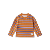 (Same style for both big and small children) Gap Boys 2024 Autumn New Long Sleeve T-shirt Vibrant Childrens Top 646132