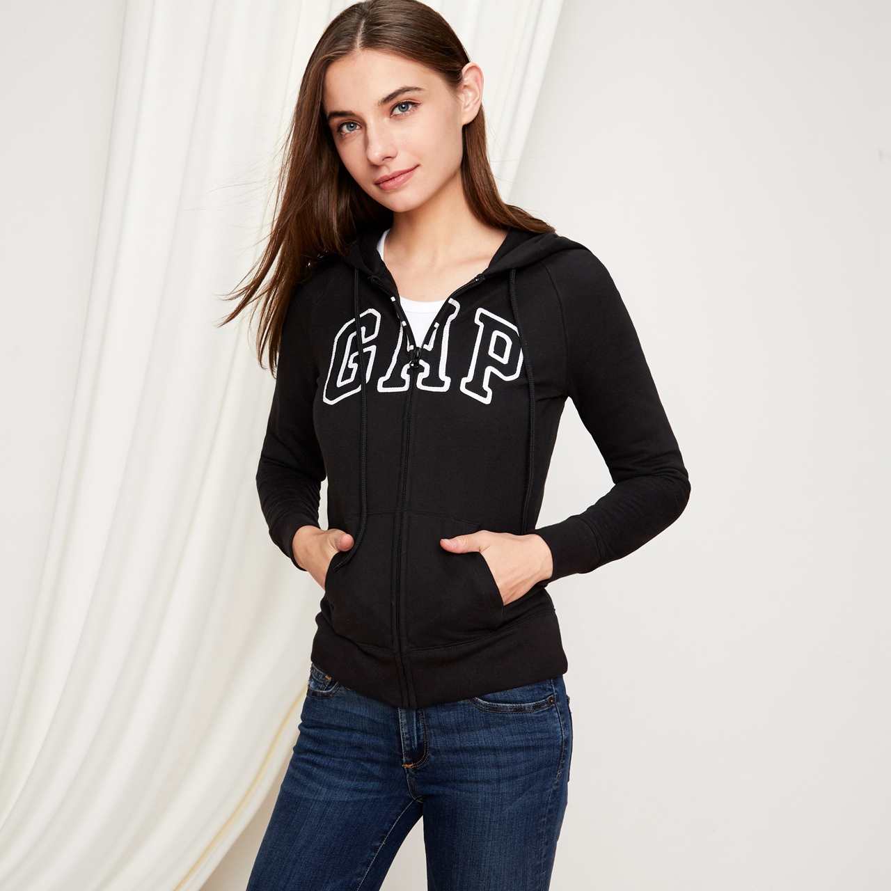 Sweatshirt femme - Ref 3216423 Image 4