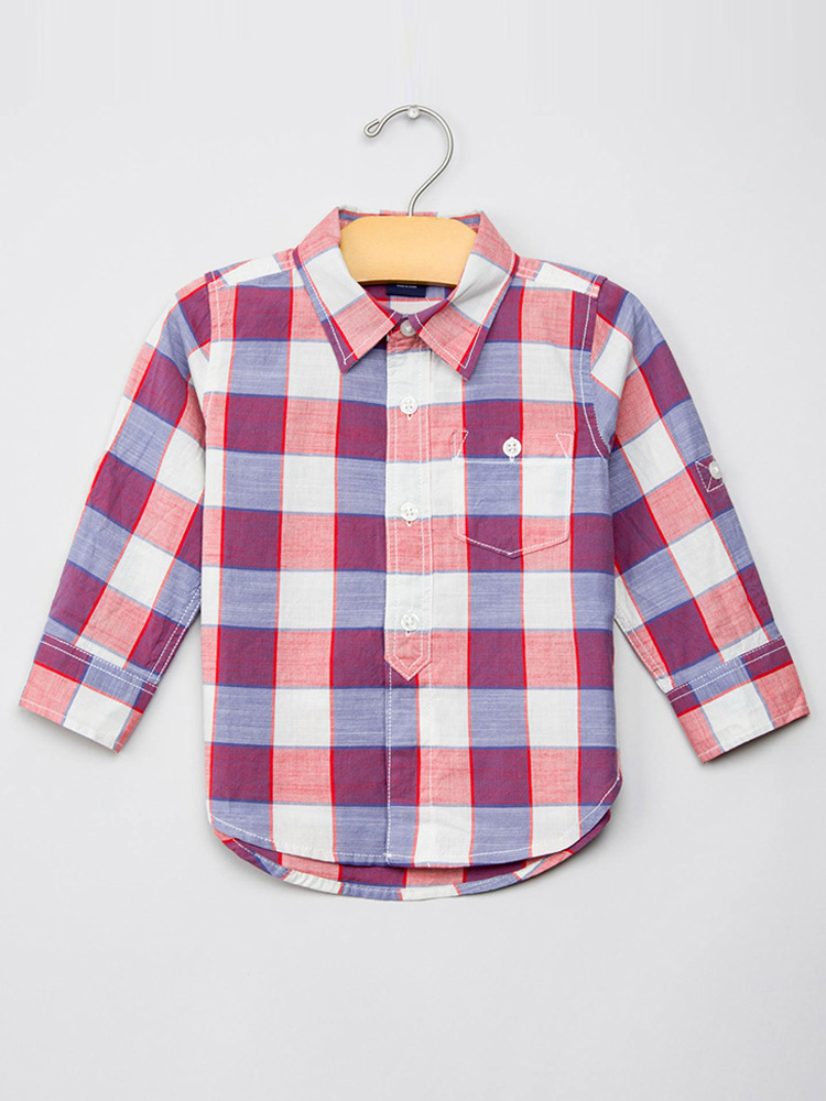 Chemise garcon à manche longue - Ref 2077164 Image 9