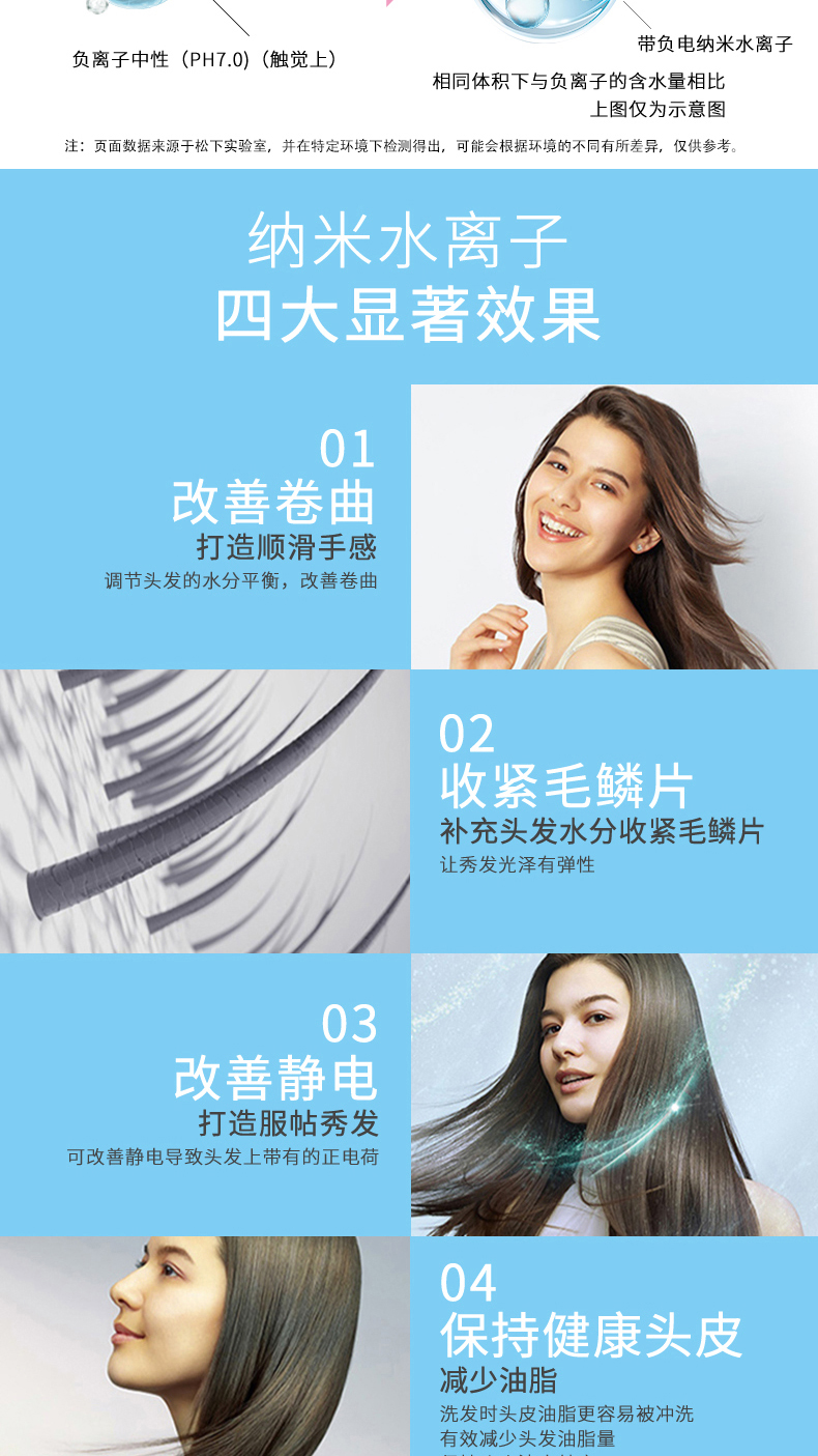 松下 NA10 纳米水离子吹风机 图3