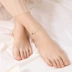 [South Lane] Vòng chân nhỏ bằng bạc 925 sterling nhỏ cá tính, nhẫn hipster đơn giản Nhật Bản và Hàn Quốc tặng nữ trang sức hoang dã phụ kiện thời trang nữ Vòng chân