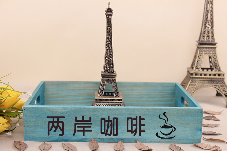Sáng tạo retro cà phê hộ gia đình lưu trữ bảng khay cuối món ăn trái cây bằng gỗ tấm hình chữ nhật bằng gỗ cup tấm trà cup trắng khay gỗ đựng đồ ăn