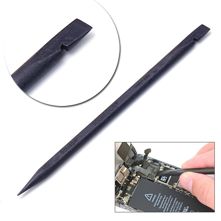 High hardness carbon fiber plastic crowbar pointed flat head mobile phone cable crowbar disassembly stick repair disassembly tool