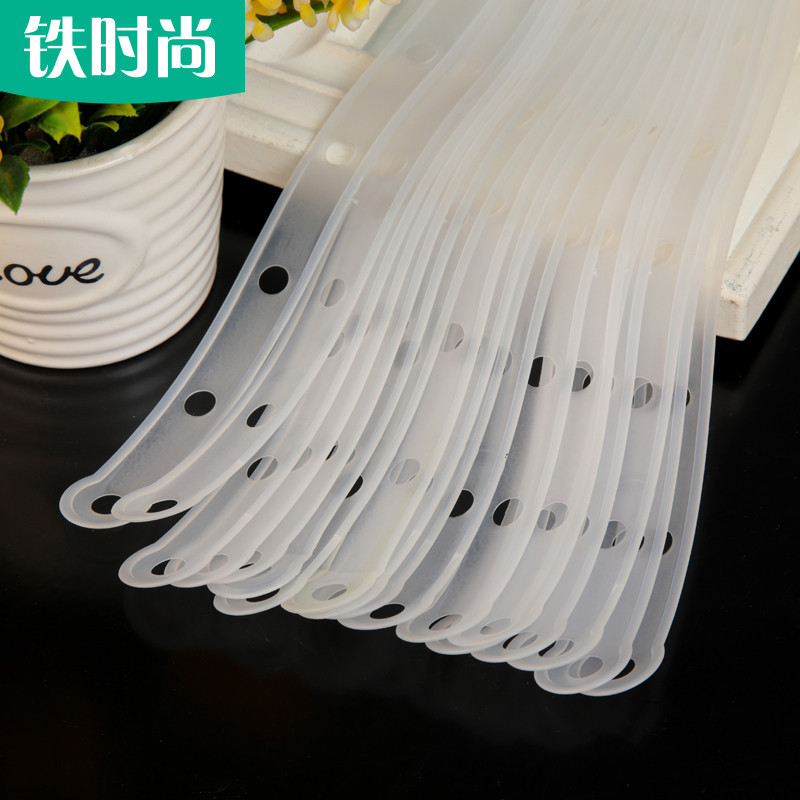 Iron Fashion Clothing Store Connecting Strips for Hangers and Pants Racks, Plastic Tape, Leather Strips for Hanging Clothes