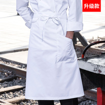 Apron Korean fashion half-length short kitchen waist restaurant waistress overalls CheckedOut Domino