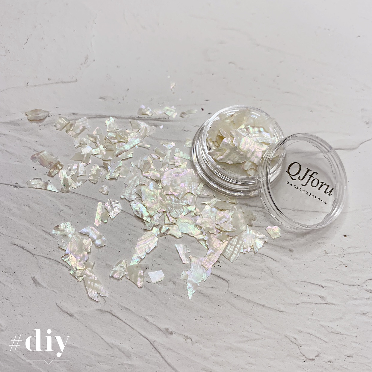 QJforu manicure ultra-thin shell slices Japanese abalone shell Japanese new colorful abalone slices nail art accessories