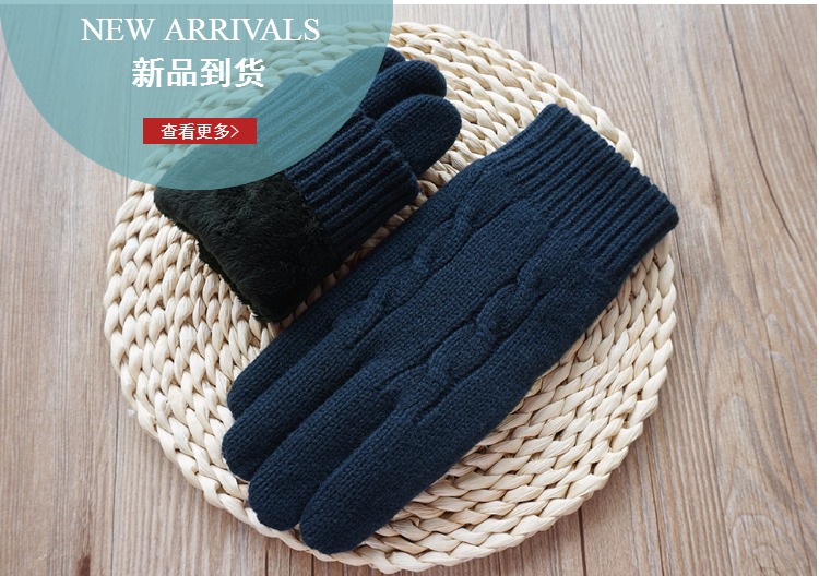 Gants pour homme CLASSIC     en de laine - Ref 2781464 Image 6