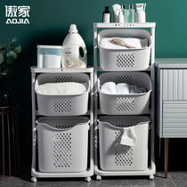 Dirty Laundry Basket Domestic Dirty Laundry Containing Basket Bathroom Laundry Basket Shelve Light Lavish Wind Multilayer Dirty Laundry Basket