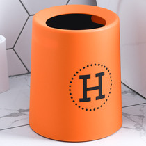 Nordic Ins Trash Can Creative Home Bedroom Living Room Drawing cylinder Large size minimalist toilet Toilet Toilet