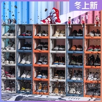 Transparent shoe box plastic shoes storage artifact drawer type household shoe cabinet finishing box dormitory sneakers storage box