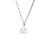 Небольшая дизайнерская металлическая брендовая подвеска, аксессуар в стиле хип-хоп, тренд сезона, популярно в интернете