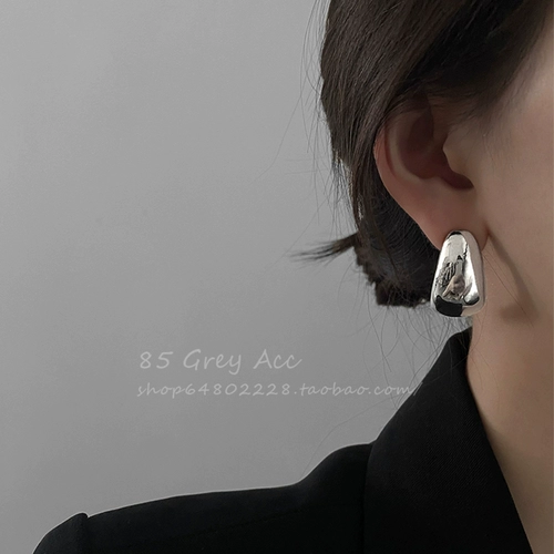 Глянцевые брендовые серьги, 2025 года, изысканный стиль, яркий броский стиль