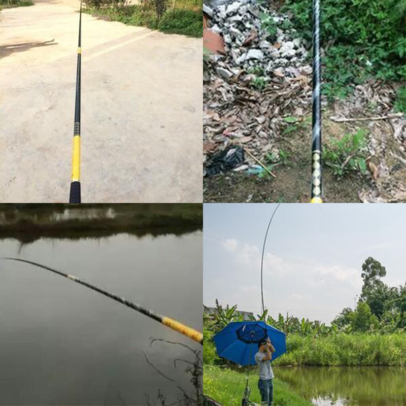 Hand Rod Suit Fishing Rod fishing rod Rod Fishing Rod crucian Rod 28 Tune Ultralight Ultra Super Hard Crucian Fish Stem Long carbon