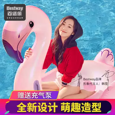 Baisle swimming ring Flamingo children water Mount inflatable floating pool adult unicorn floating bed toy