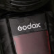 Godox V1 플래시 보호 필름에 적합 탄소 섬유 바디 실버 매트 스티커 위장 매트 3M