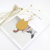 Оригинальный кожаный милый картхолдер, чехол для проездного, из натуральной кожи