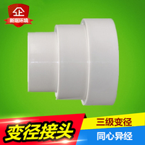 Special concentric reducer size head 160 to 150 to 120 reducer outer joint duct reducer ventilation pipe