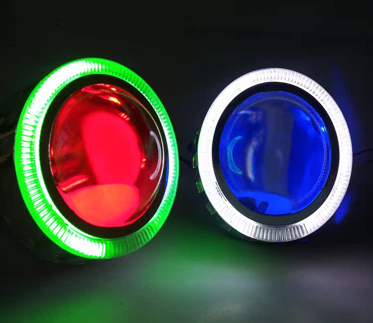 Xe máy ống kính xe máy xenon đèn sửa đổi mắt quỷ xenon bóng đèn phụ kiện xe máy đèn pha thiên thần mắt đèn xe wave