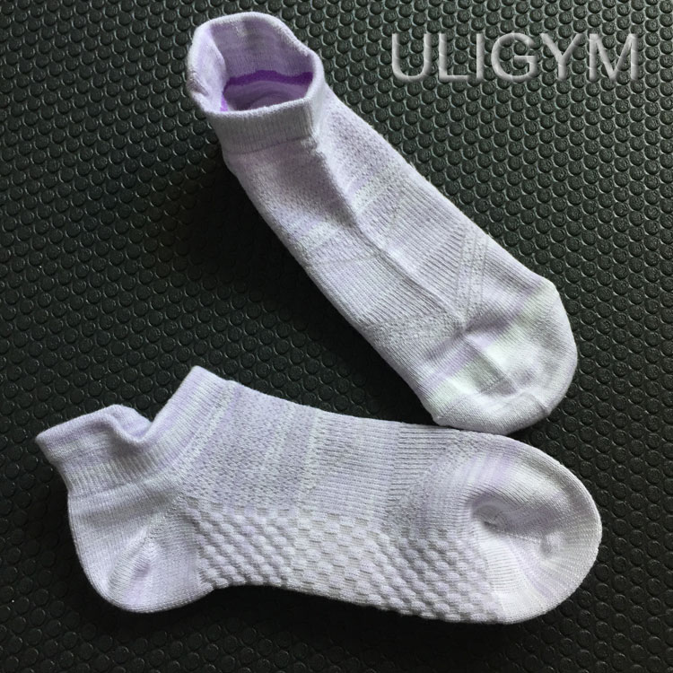 Vớ thể thao chuyên nghiệp thoáng khí khử mùi khử mùi tập thể dục chạy yoga có tính năng massage jacquard chống ma sát vớ thể thao vớ nam