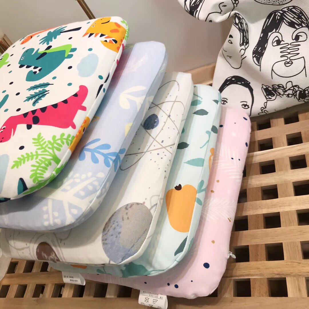 Thai natural infant latex pillow 0-3-6 years old baby stereotyped pillow freshly season universal 1 child groveling pillow-Taobao