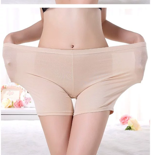 200 kg quần an toàn ba hoặc năm điểm eo cao 40-50 tuổi MM béo trung niên cộng với phân bón XL quần short thoáng khí