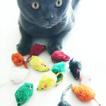 5 cat toys cute little skin mouse with gravel cat toy funny cat toy
