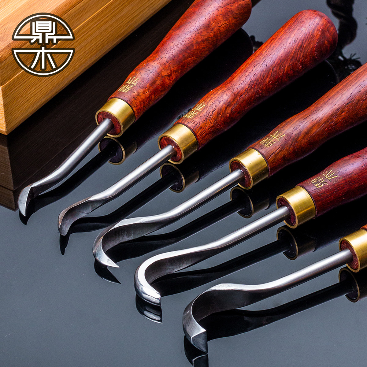 Bonsai Sheri Tool Silk Sculpture Styling Special Schlipole Dry Wire Drawing Knife Hook Knife Scraping Leather Waterline Wire Drawing Engraving Knife