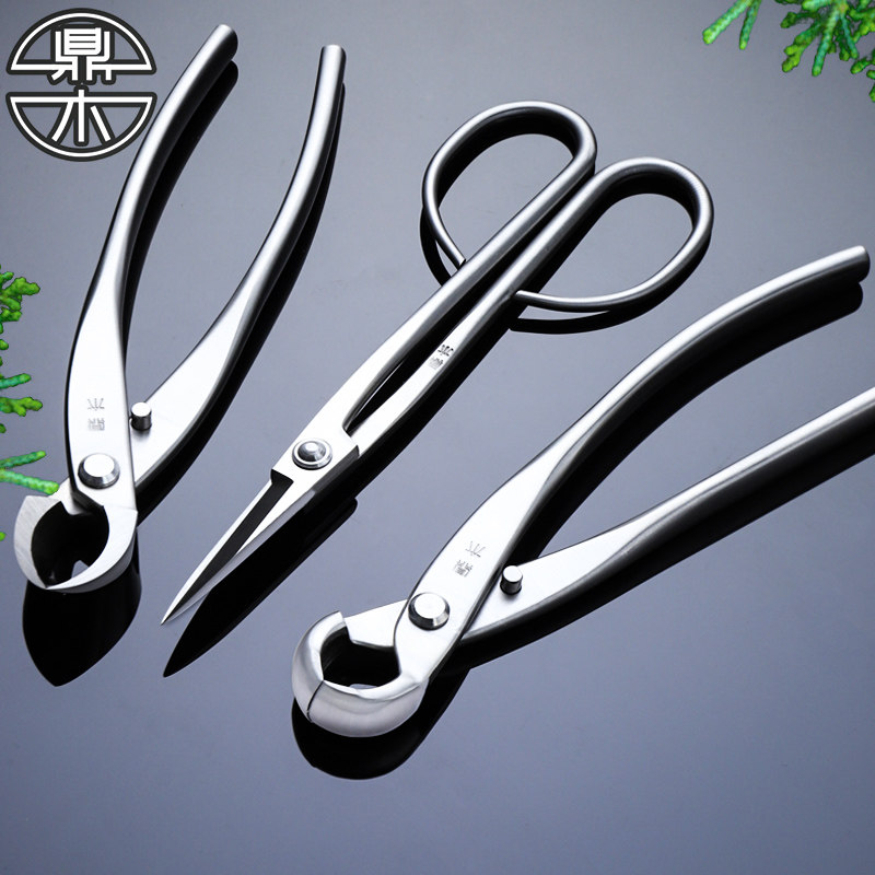 Tripod wood knuckle cut bonsai trim styling special tool stainless steel professional to make spherical scissor spherical pliers