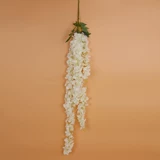 Симуляция глицерия Цветок фиолетовой фиолетовый потолочный цветок и виноградный внутренний интерьер виноградный виноградный висящий свадебный декоративные пластиковые винограды