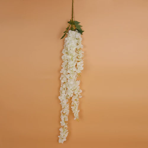 Симуляция глицерия Цветок фиолетовой фиолетовый потолочный цветок и виноградный внутренний интерьер виноградный виноградный висящий свадебный декоративные пластиковые винограды