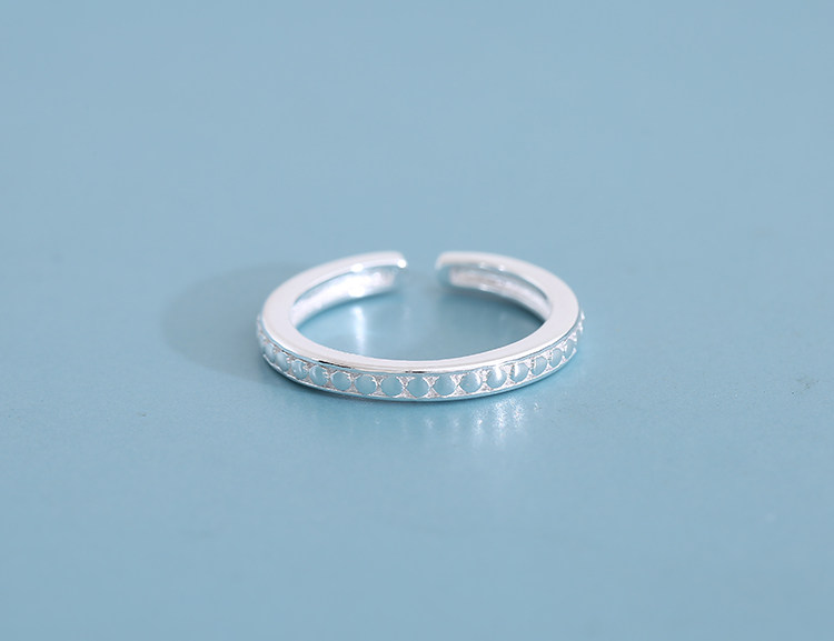 Silver Open Ring Set For Women Minimalist Style Designer Rings_voghion.com