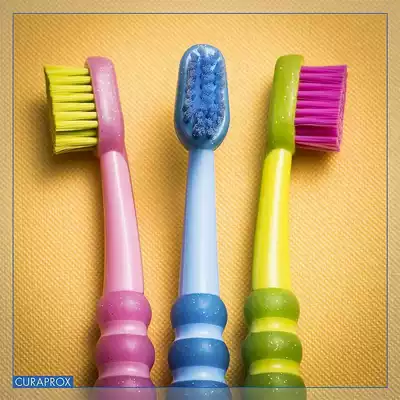 Swiss Curaprox Cool Ruoss CK 4260 super soft hair Children's toothbrush 1-5 years old 1 9 color