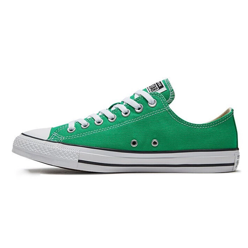 Giày Converse Converse chính hãng cổ điển màu xanh lá cây thấp giày vải thấp 164936C 164939C - Plimsolls