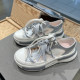 Converse RunStarLegacyCX ໃນອະນາຄົດ sandwich ເງິນເກີບຫນາ soled ເກີບກິລາບາດເຈັບແລະ A15185C