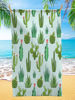 Cartoon Cute Beach Towel Printed Creative Marine Animal Bath Towel Microfiber Lightweight Summer Large Towel