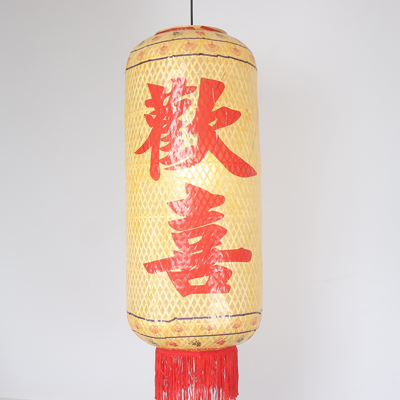 Handmade bamboo weaving traditional oil paper lanterns Putian palace parade bamboo silk antique Chinese style national tide can be customized printing
