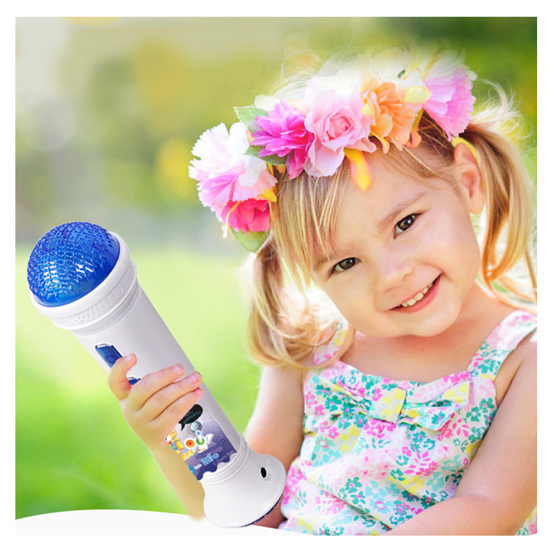 Children's microphone Microphone with microphone Wireless baby PA girl fairy tale tube audio all-in-one microphone