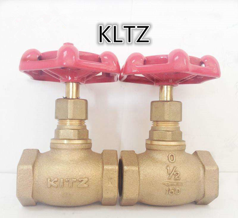 KLTZ high temperature button copper cut valve steam inner thread inner tooth cut valve 4 minutes 6 inch 1 inch