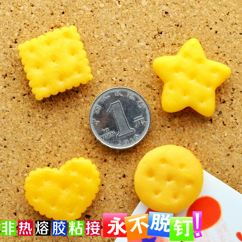 4 colors 4 grain resin simulation biscuit according to nail nail wall wall nail idea colorful artificial character cork nail big head figure nail