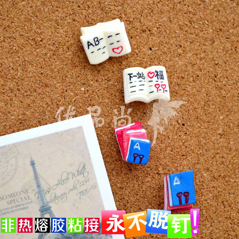 4 models 4 grain PVC stereograph book nail wall by nail wall nail work note Colour nail creative cork big head figure nail
