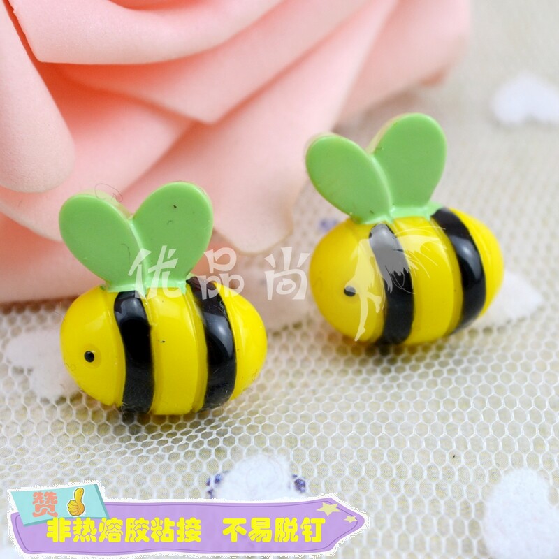 1 colour 1 grain resin small bee pegging wall by nail wall stud Colorful Nails Creative Cork big Head Tnails-Taobao