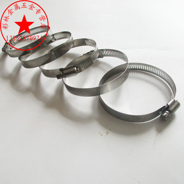 American stainless steel throat hoop hoop hoop pipe hoop rubber pipe water pipe clamp