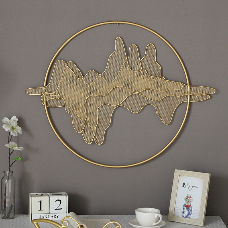 New Chinese-style wall decoration office Zen wall decoration dining room tea room yoga studio living room Xiangyun three-dimensional pendant