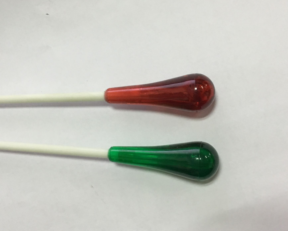Color resin baton Conductor music gift Resin handle plastic steel hands