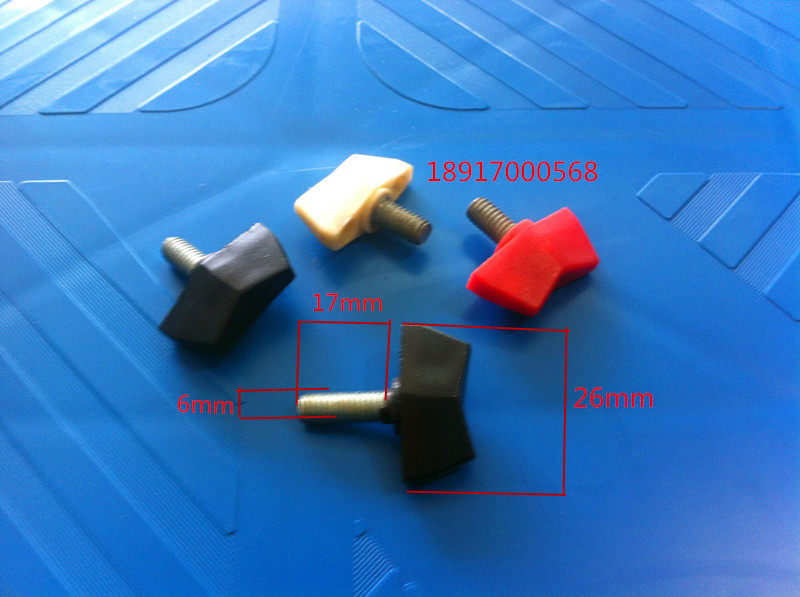Adjusting foot nylon adjusting foot adjusting foot furniture foot pad foot adjusting screw foot M6x17