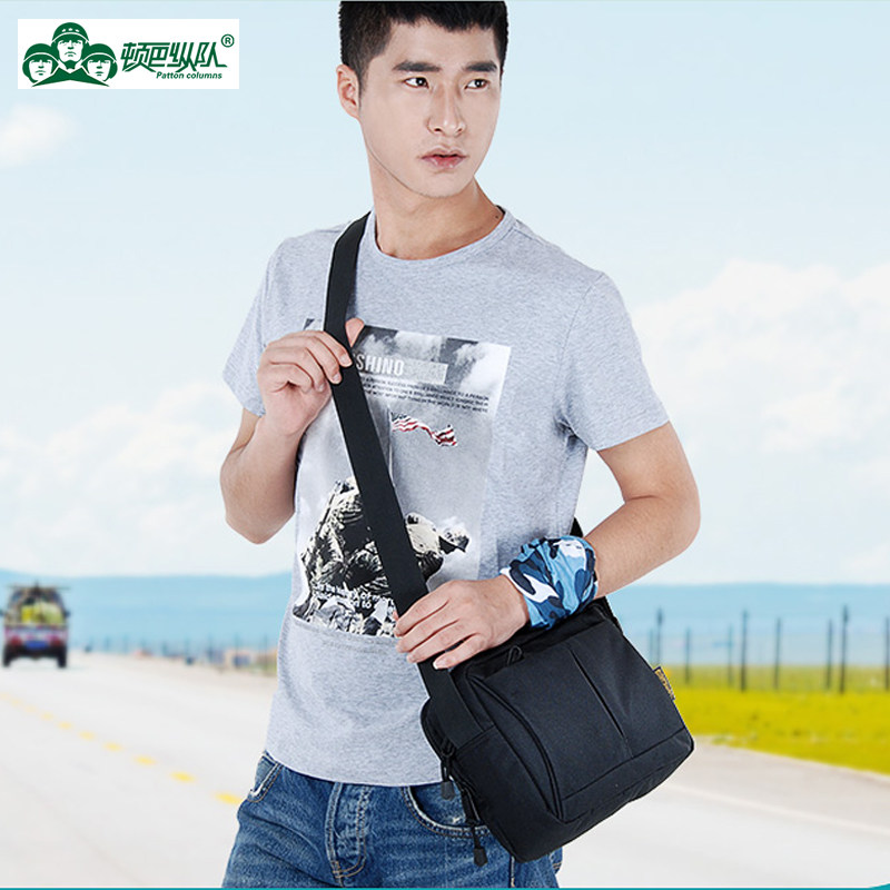 Ton Barstringers Korean version Jane about hand Small single shoulder Shoulder Bag Women Men's Hanging Bag Purse Outdoor Casual Twill Bag